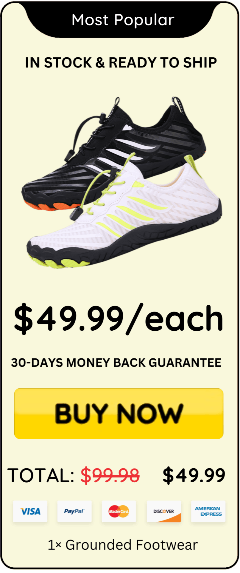 Grounded Footwear price 
